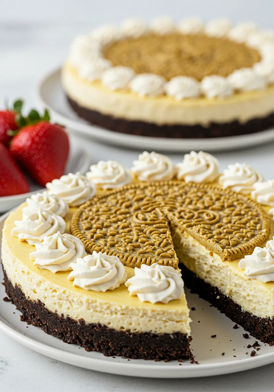 Golden Oreo Strawberry Cheesecake - secondary view